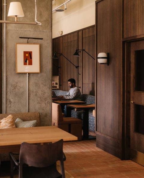 Find your corner and settle in.
With...